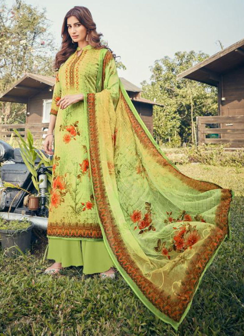 Arise Digital Print with Sequence Work Georgette Party Wear Plazzo Suit Collection 13601-13608